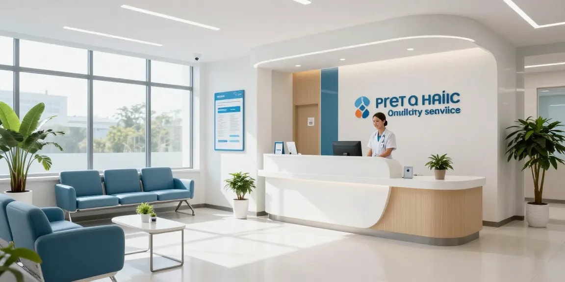 "BL555 healthcare service offerings enhance patient care and medical services at a modern clinic."