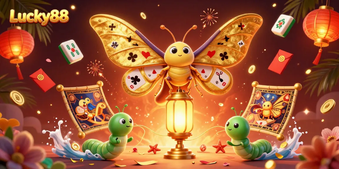 Experience thrilling gaming at Lucky88 with captivating casino-themed 3D art.