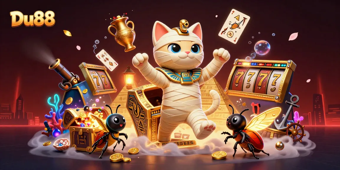 Win big with Du88 at the lively pyramid casino featuring bold characters and dynamic games.