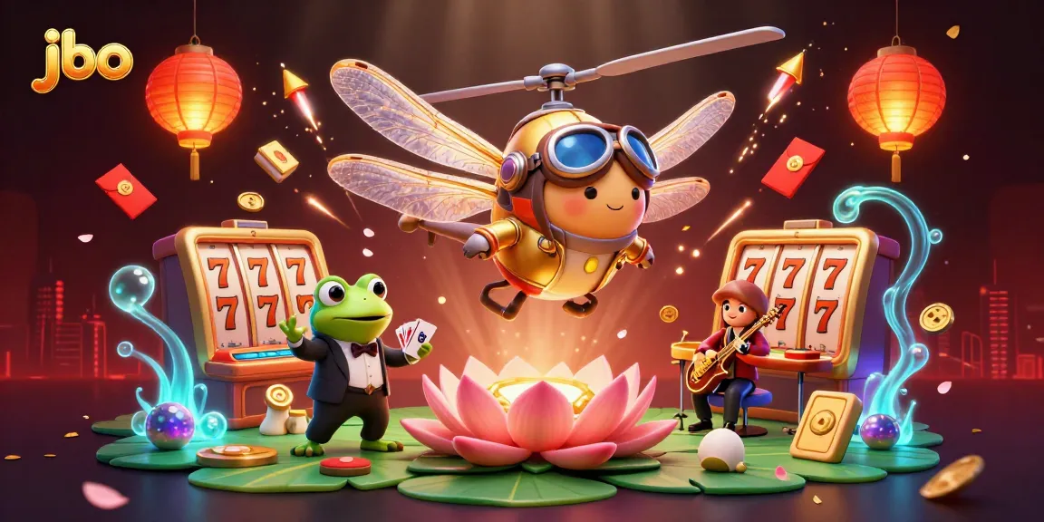 Experience thrilling casino action with JBO, featuring dynamic characters and vibrant game elements.