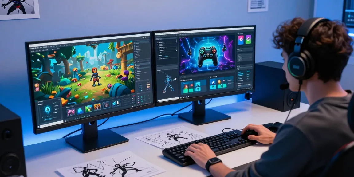 GO8 gaming platform showcasing innovative software development and cutting-edge technologies in a modern workspace.