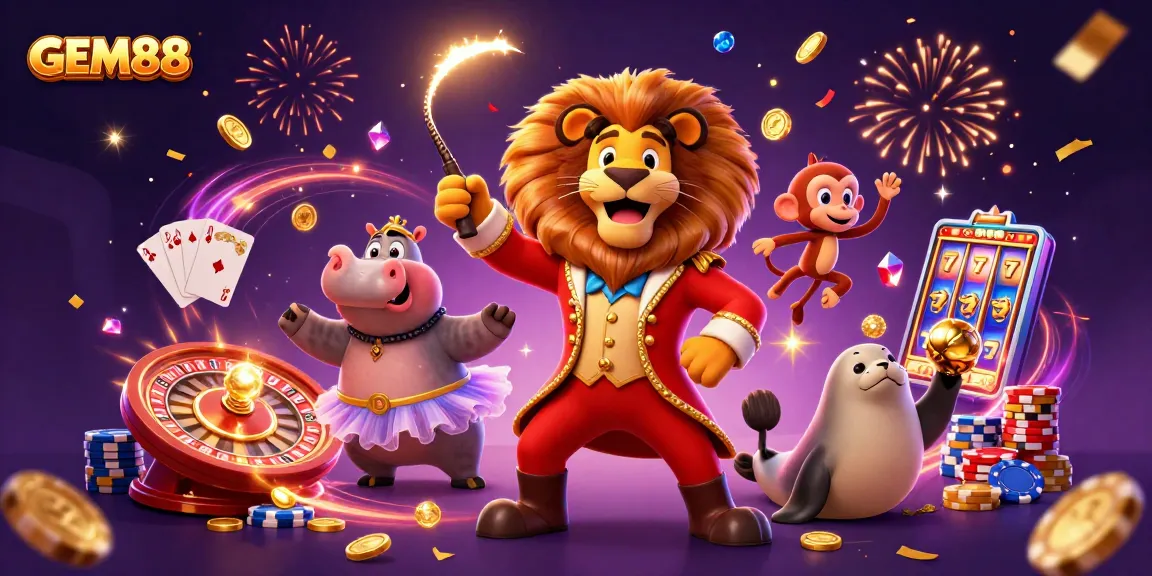 Play at GEM88 to experience vibrant online casino entertainment with slots, roulette, and more!