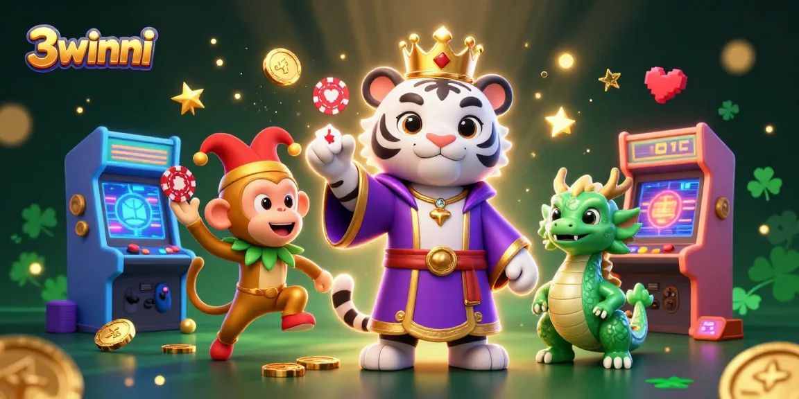 3winni players immerse in dynamic online casino games with vibrant characters and elements.