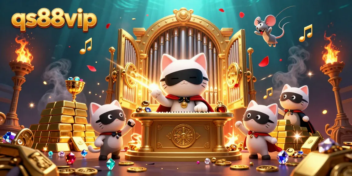 Experience the excitement of qs88vip with this vibrant 3D illustration showcasing animated casino characters and dynamic elements.