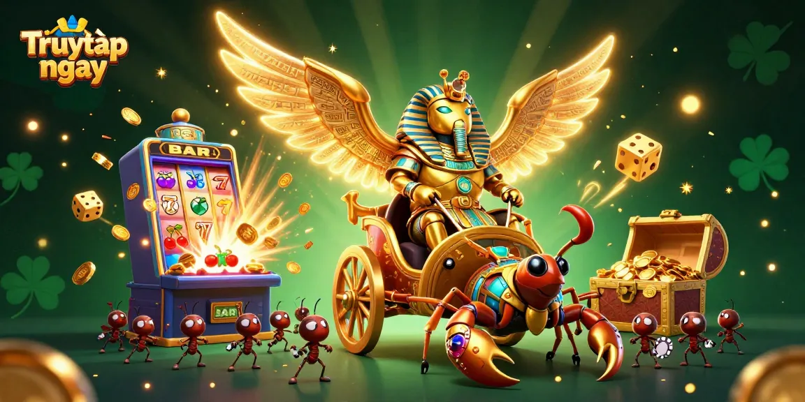 Truy cập ngay to experience the thrilling slots and jackpots with a vibrant casino atmosphere.