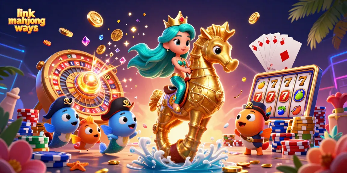 Experience thrilling gameplay with link mahjong ways showcasing vibrant casino action and captivating characters.