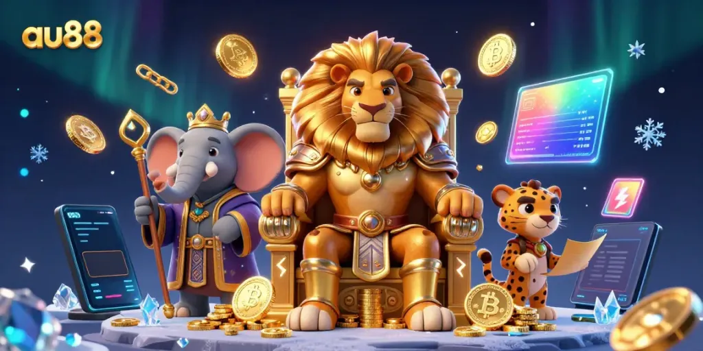Engage in thrilling online gaming experiences with au88 featuring majestic characters and dynamic game elements.