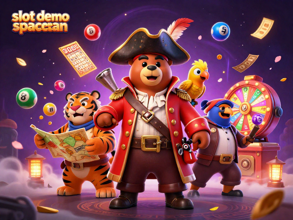 Experience slot demo spaceman with pirate captain bear, dynamic lottery elements, and mystical background.
