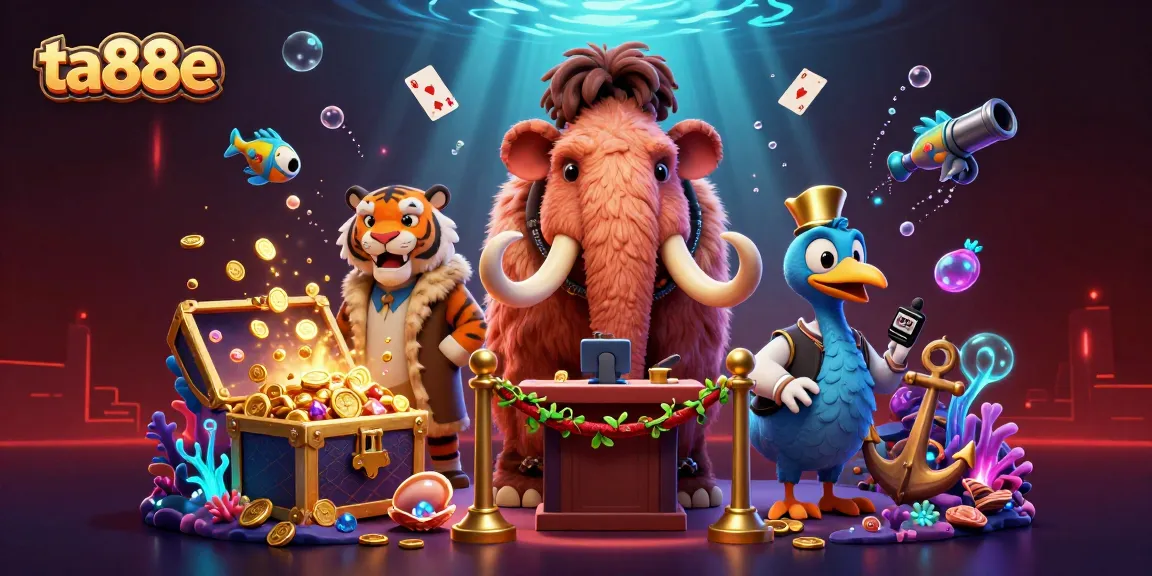 Experience exciting wins with ta88e as the woolly mammoth bouncer checks IDs in a vibrant online casino.
