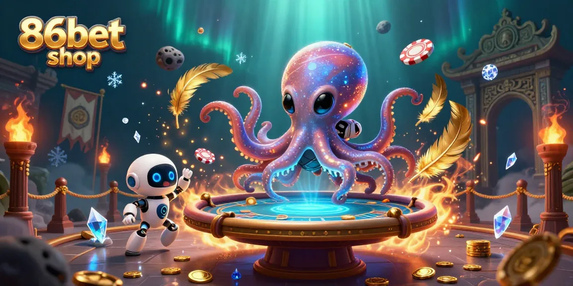 Engage with the thrilling universe of 86bet shop where alien octopuses operate poker tables in cosmic style.