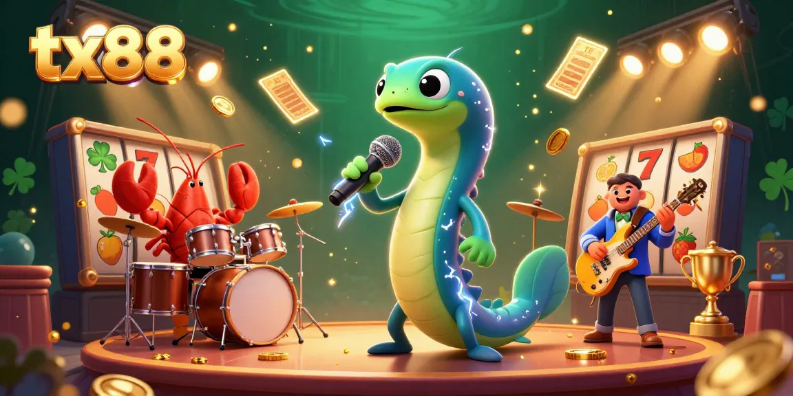 Experience the enchanting tx88 underwater casino stage with dynamic 3D characters and vibrant gambling elements.